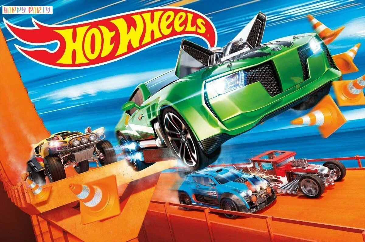 HOT WHEELS A4 Size Edible Cake Topper Images Decoration