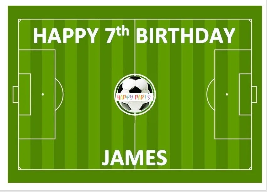 Personalised Edible A4 Size Birthday Cake Topper Decoration Images