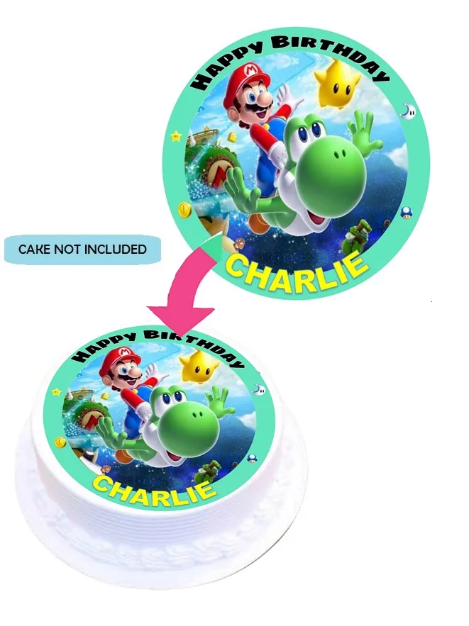 Super Mario Odyssey Joshi Personalised Edible Cake Topper Decoration Images