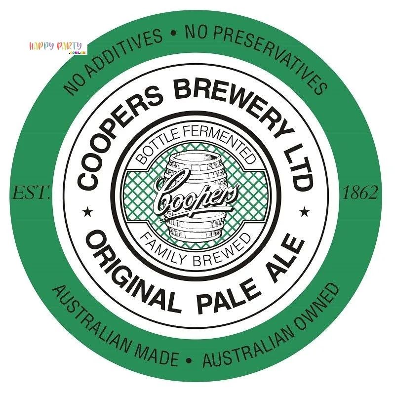 Coopers Pale Ale Edible Cake Topper Round Images Cake Decoration