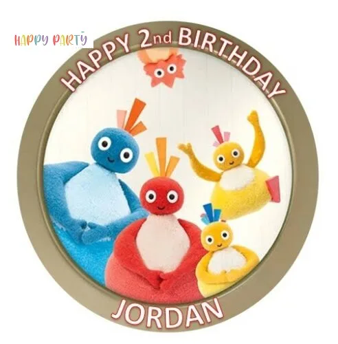 TWIRLYWOO Personalised Edible Cake Topper Decoration Images