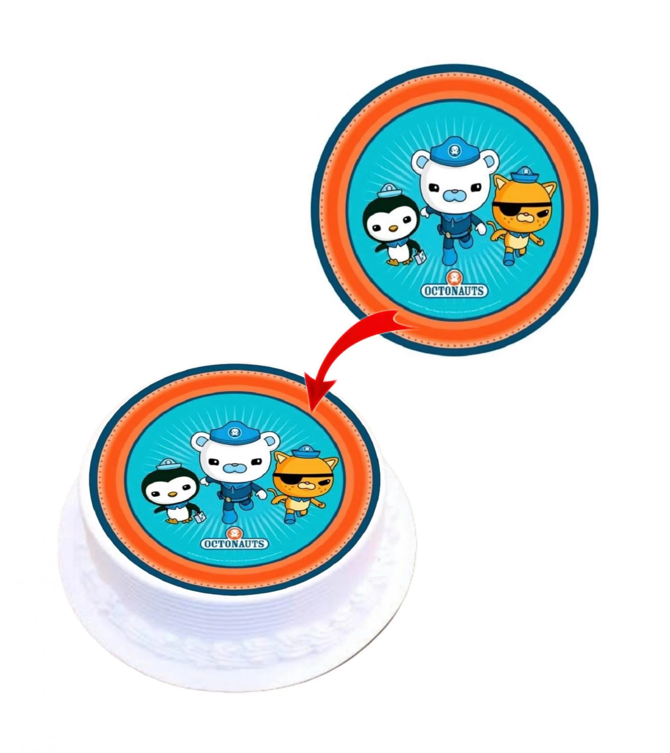 Octonauts Edible Cake Topper Round Images Cake Decoration