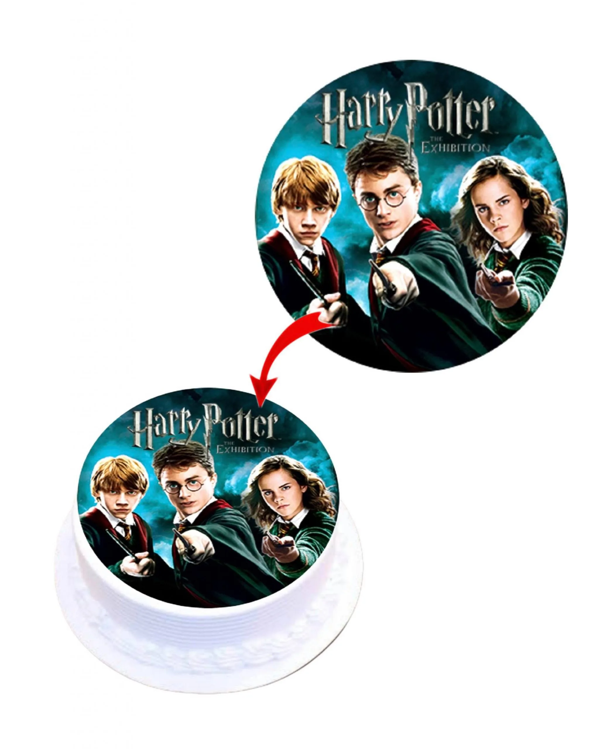 Harry Potter #2 Edible Cake Topper Round Images Cake Decoration