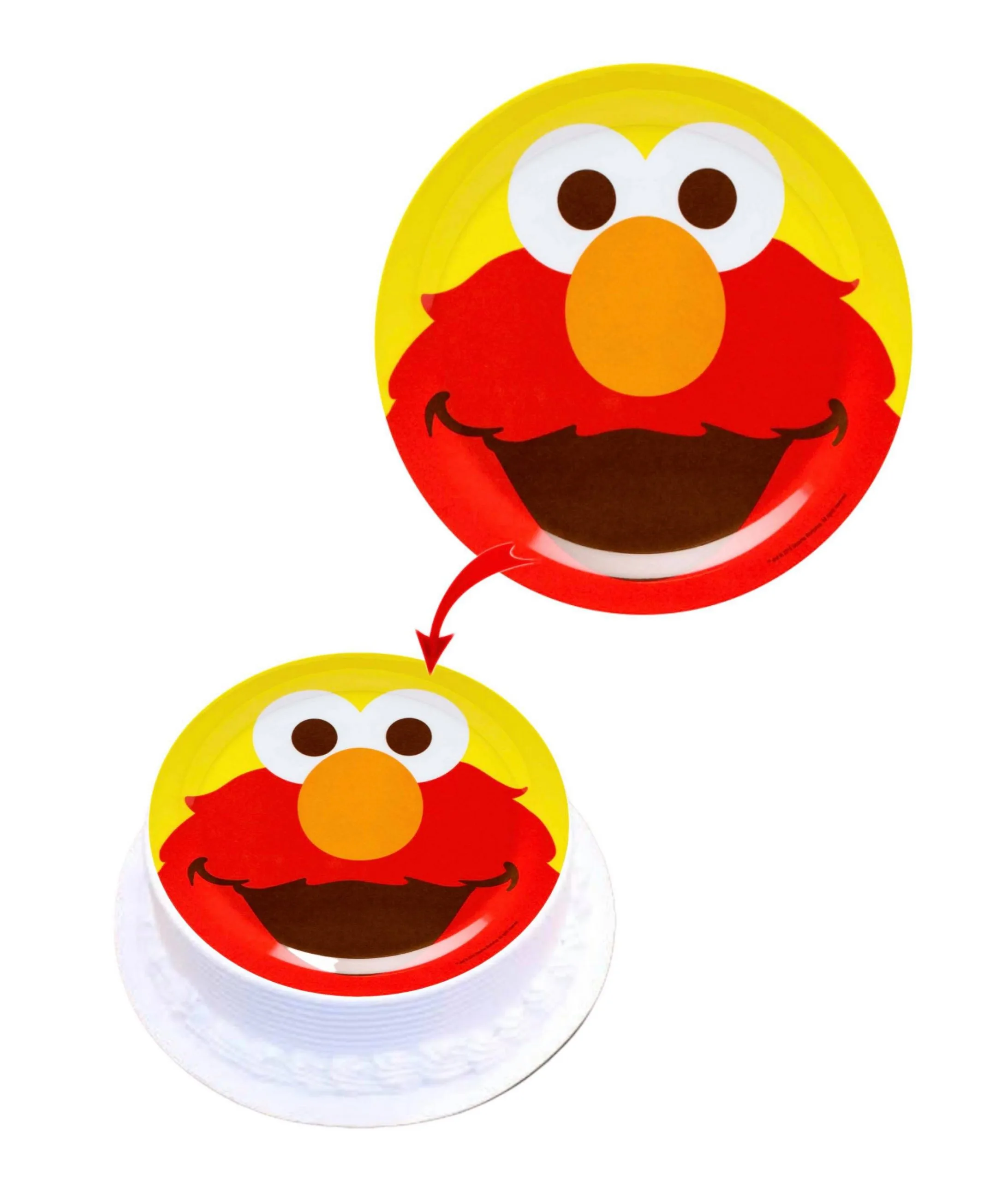 Sesame #2 Edible Cake Topper Round Images Cake Decoration
