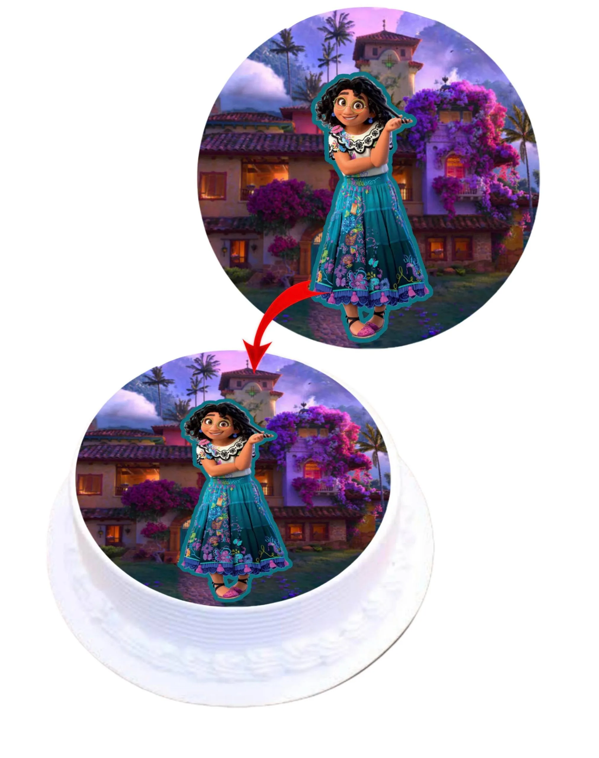 Disney Encanto #1 EDIBLE Cake Topper Round Images