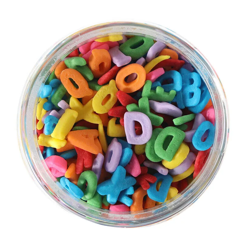 50g Mixed Alphabet Sprinkles
