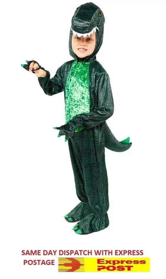 Costume Dark Dinosaur 3-4Y
