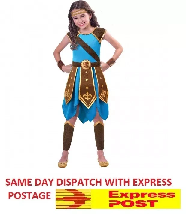 Costume Warrior Girls 5-7Y