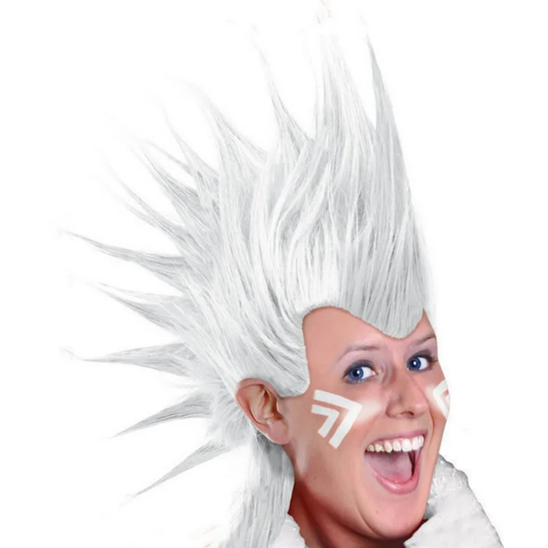 Mohawk Wig – White