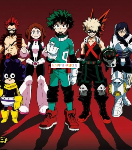 My Hero Academia Edible A4 Size Birthday Cake Topper Decoration Images