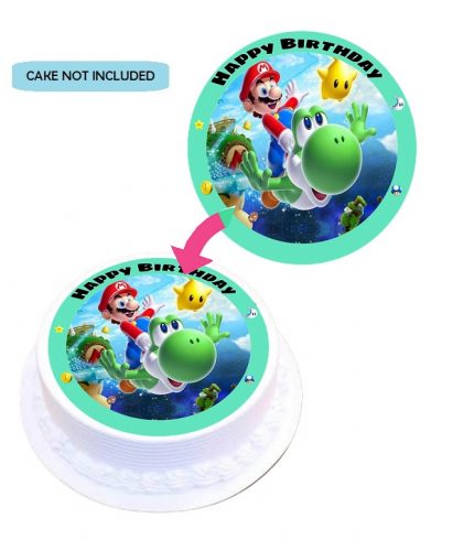 Super Mario Odyssey Joshi Edible Cake Topper Round Images Cake Decoration