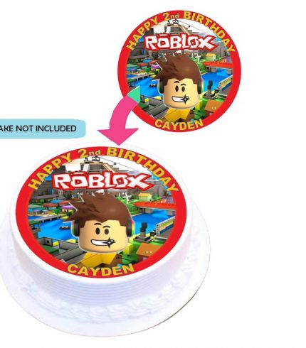Roblox Personalised Edible Cake Topper Decoration Images