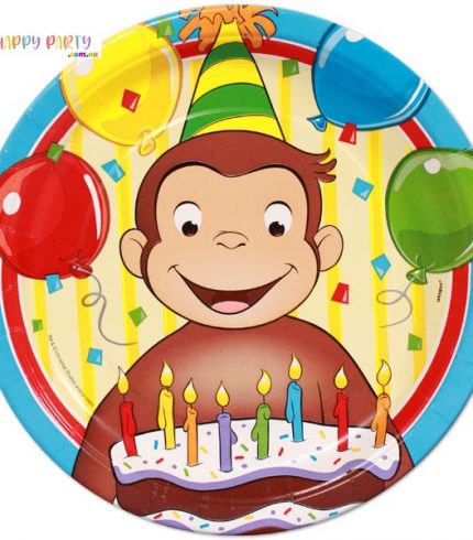 Curious George Edible Cake Topper Round Images Cake Decoration