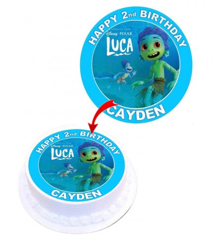 Disney Luca Personalised Edible Cake Topper Decoration Images