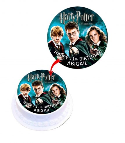 Harry Potter #2 Personalised Round Edible Cake Topper Decoration Images