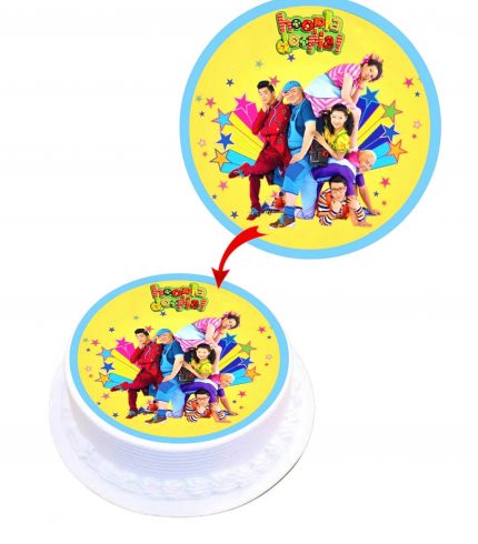 Hoopla Doopla Edible Cake Topper Round Images Cake Decoration