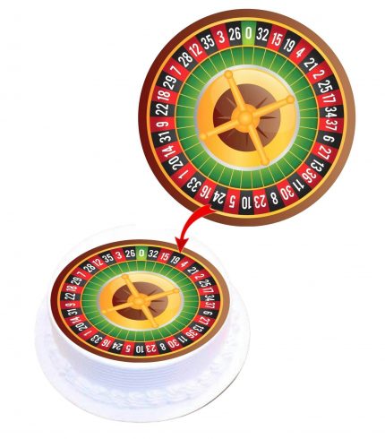 Roulette Edible Cake Topper Round Images Cake Decoration