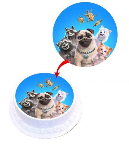 Mighty Mike Edible Cake Topper Round Images Cake Decoration