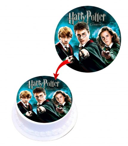Harry Potter #2 Edible Cake Topper Round Images Cake Decoration