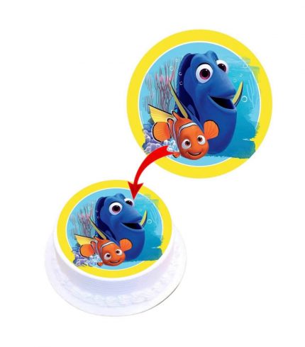Finding Dory Nemo Edible Cake Topper Round Images Cake Decoration
