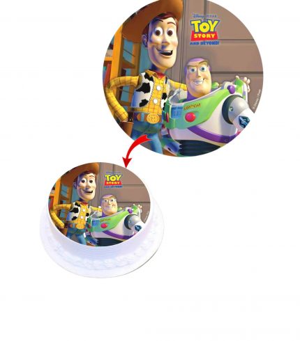 Toy Story #2 Edible Cake Topper Round Images Cake Decoration