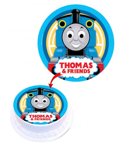 Thomas and Friends Edible Cake Topper Round Images Cake Decoration