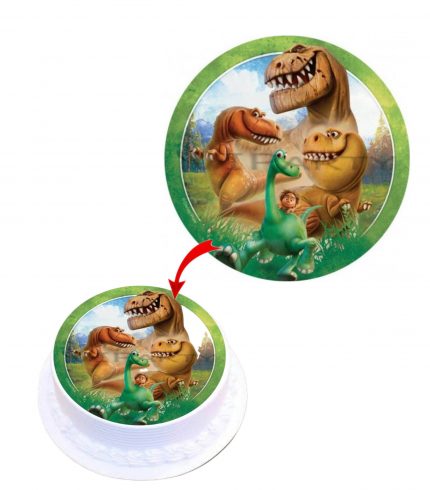 The Good Dinosaur Edible Cake Topper Round Images Cake Decoration