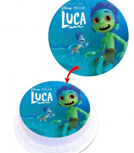 Disney Luca Edible Cake Topper Round Images Cake Decoration