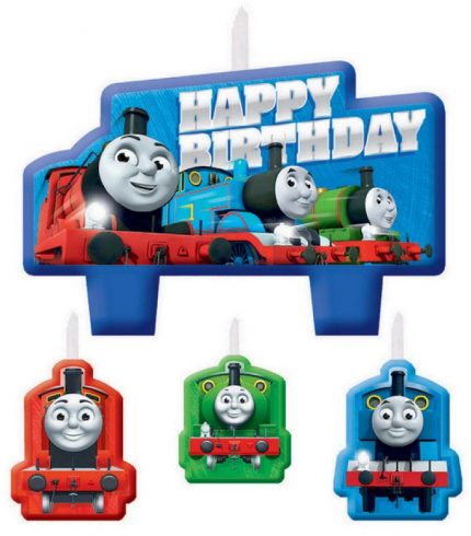 Thomas All Aboard Birthday Candle Set 4 Pieces Cake Decorate