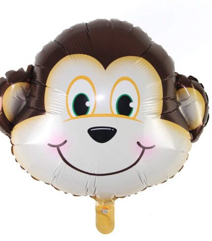 Safari Animal Monkey Super Shape Foil Balloon Party Decoration