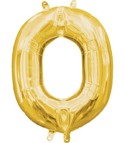 16 inch / 40cm Gold Letter O Foil Balloon