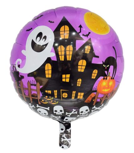 Happy Halloween #3 18 inch / 45cm Round Foil Balloon Halloween Party Decorate
