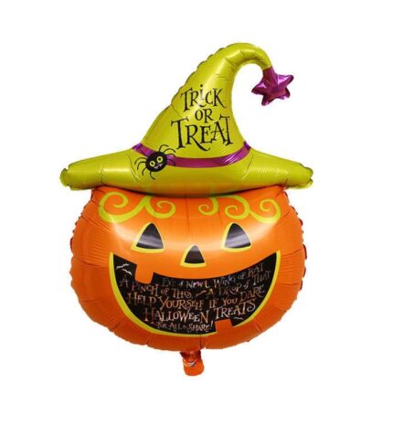 Halloween Pumpkin Trick or Treat Super Shape 85x65cm Foil Balloon Halloween Decorate