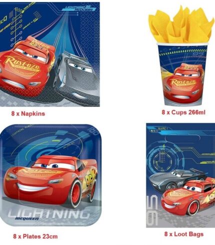 Disney Cars 3 Party Pack Supplies