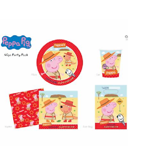 Peppa Pig Adventure Party Pack Supplies