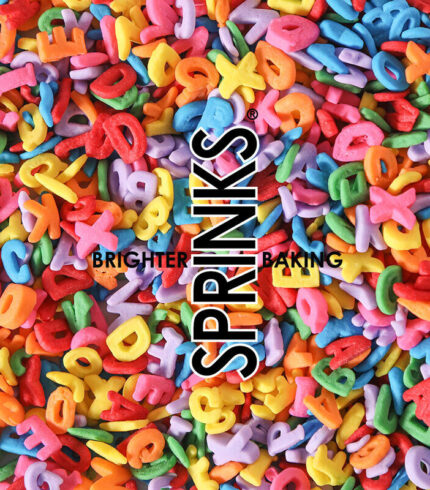 50g Mixed Alphabet Sprinkles