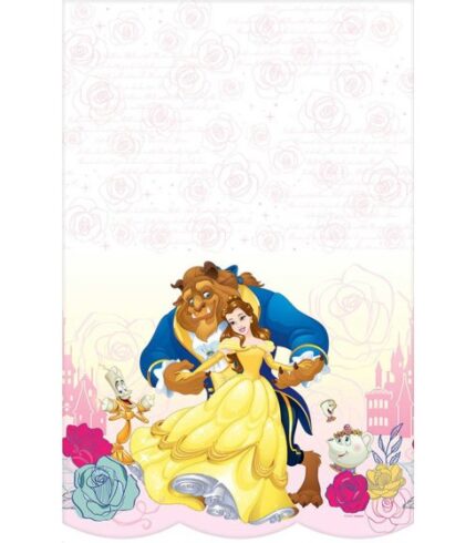 Beauty and the Beast Tablecover Plastic