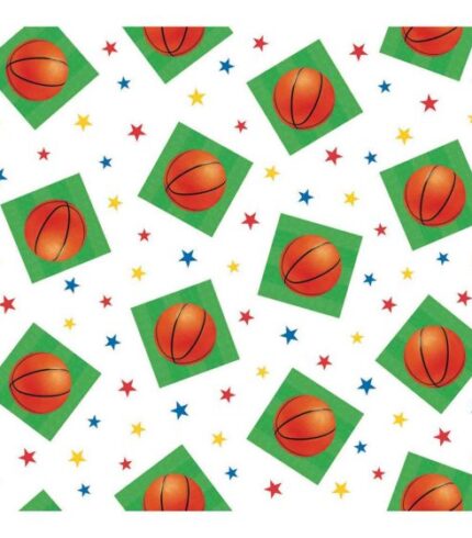 Basketball Fan Tablecover Plastic