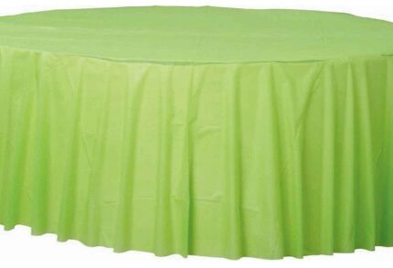 Plastic Round Table Cloth Tablecover – Kiwi