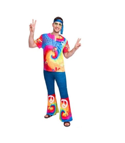 COSTUME FREE SPIRIT MENS FANCY DRESS UP COSTUME PARTY