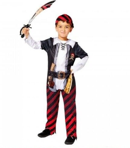 COSTUME SUSTAINABLE PIRATE BOY 3-10 YEARS OLD HALLOWEEN BOOK WEEK COSTUME PARTY