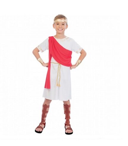COSTUME TOGA BOYS 4-12 YEARS OLD WEEKBOOK COSTUME PARTY
