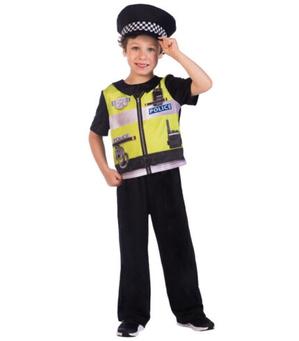 Australian Police Kids Costume 3-10 Years Old