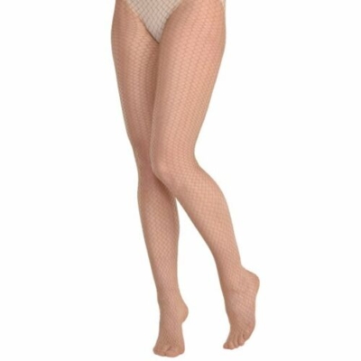 WOMEN FOOTLESS TIGHTS – FISHNET GOLD SHIMMER - Happy Party