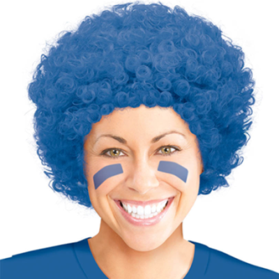 CURLY AFRO WIG – BLUE