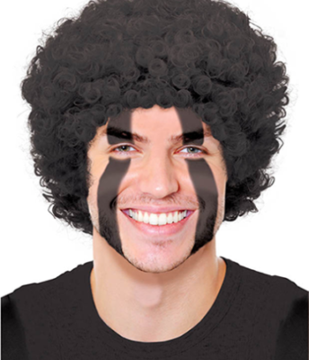 CURLY AFRO WIG – BLACK