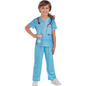 Doctor Kids Costume 3-10 Years Old