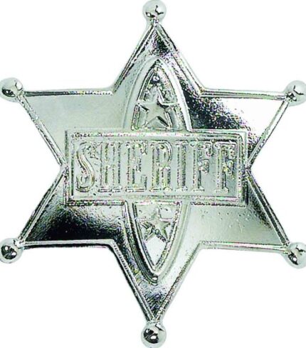 Sheriff Badge Silver