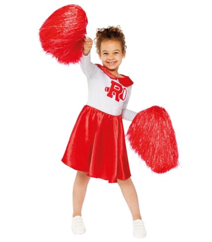 COSTUME GREASE SANDY RYDELL CHEERLEADER 4-12 YEARS