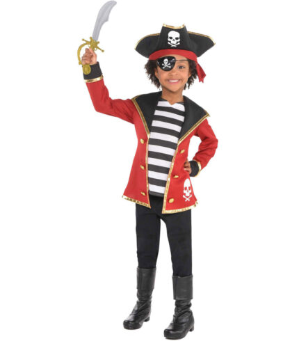 Childs Pirate Costume Kit Small 4-6 yrs